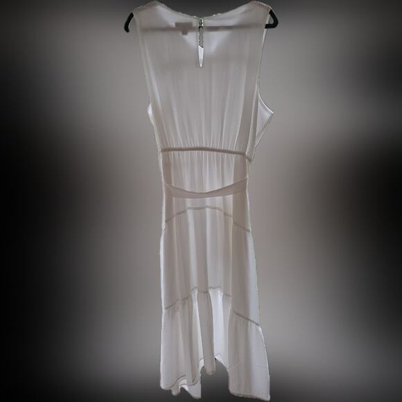 NWT Vera Wang White Tiered Tank Dress Midi White Size Size XXL - Picture 4 of 13